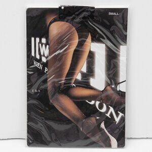 Wilford Era Pantyhose Swarovski Pearls Tights Black Size Small New